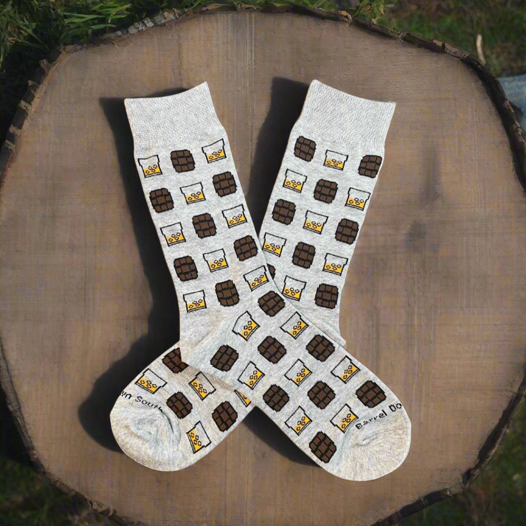 Whiskey Barrel Socks - The Whiskey Cave