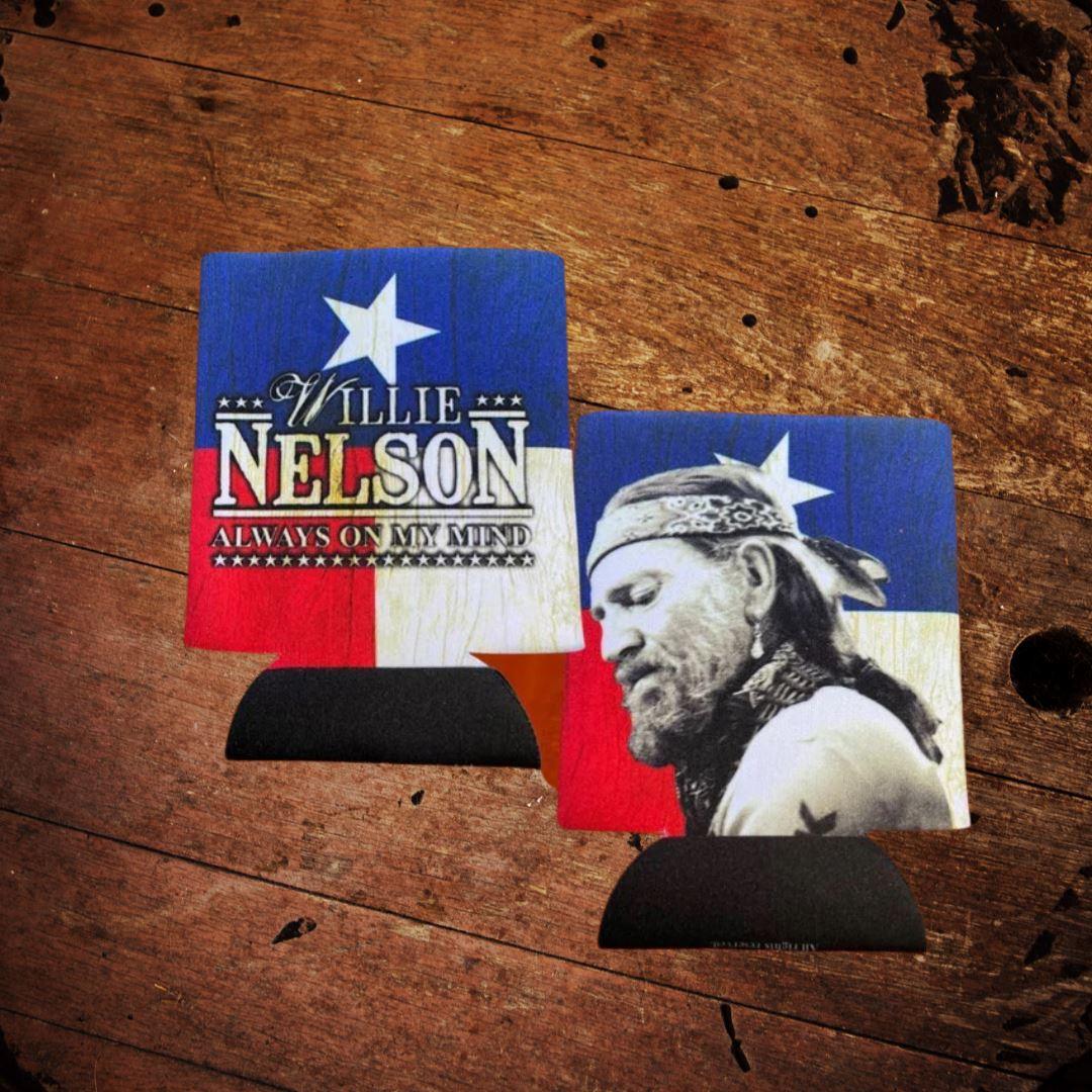 Willie Nelson Always On My Mind Koozie - The Whiskey Cave