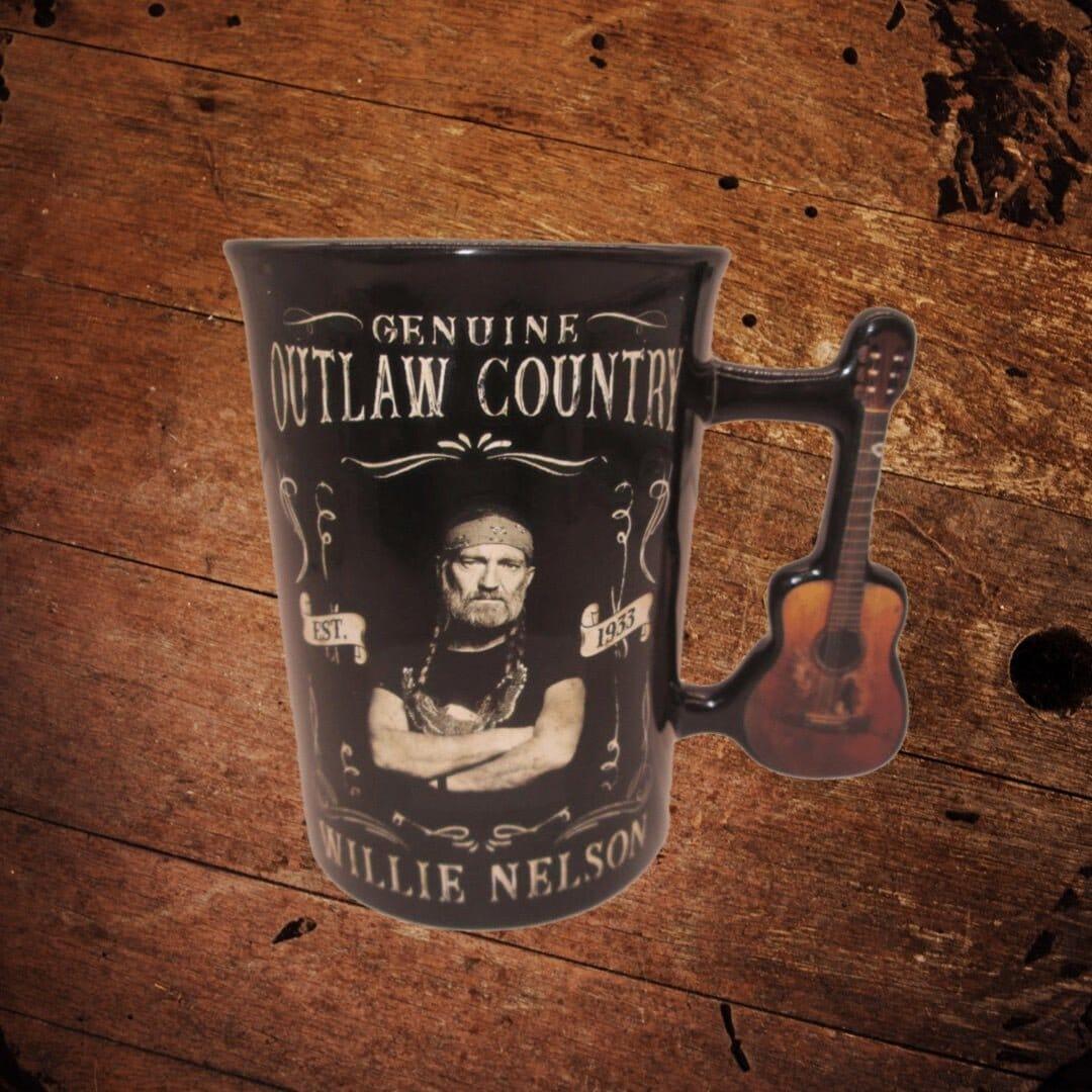 Willie Nelson Guitar Handle Mug - The Whiskey Cave