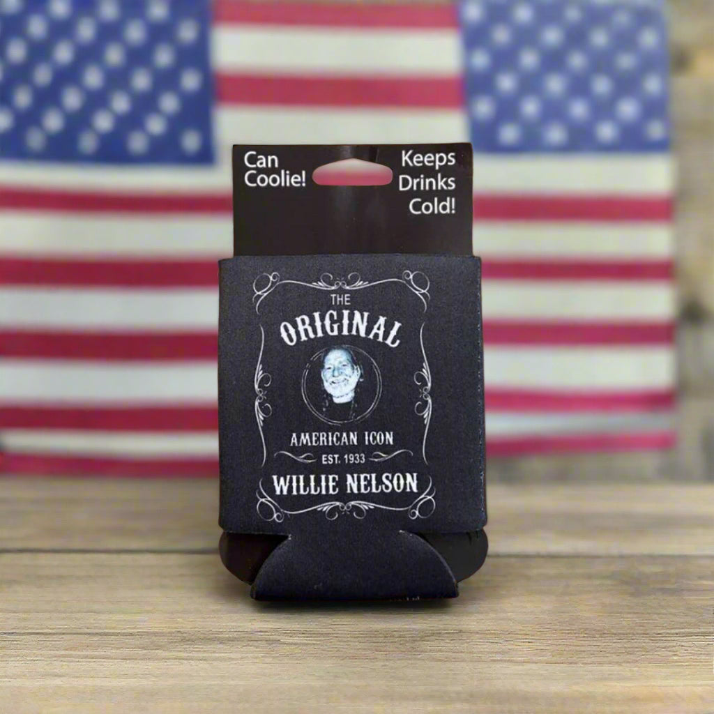 Willie Nelson The Original American Icon Koozie - The Whiskey Cave