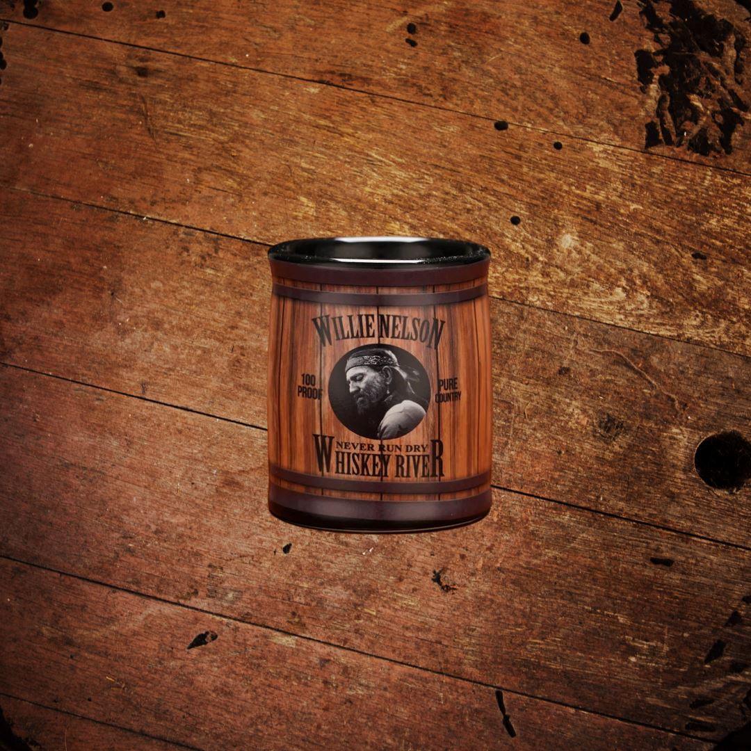 Willie Nelson Whiskey River Shot Glass - The Whiskey Cave