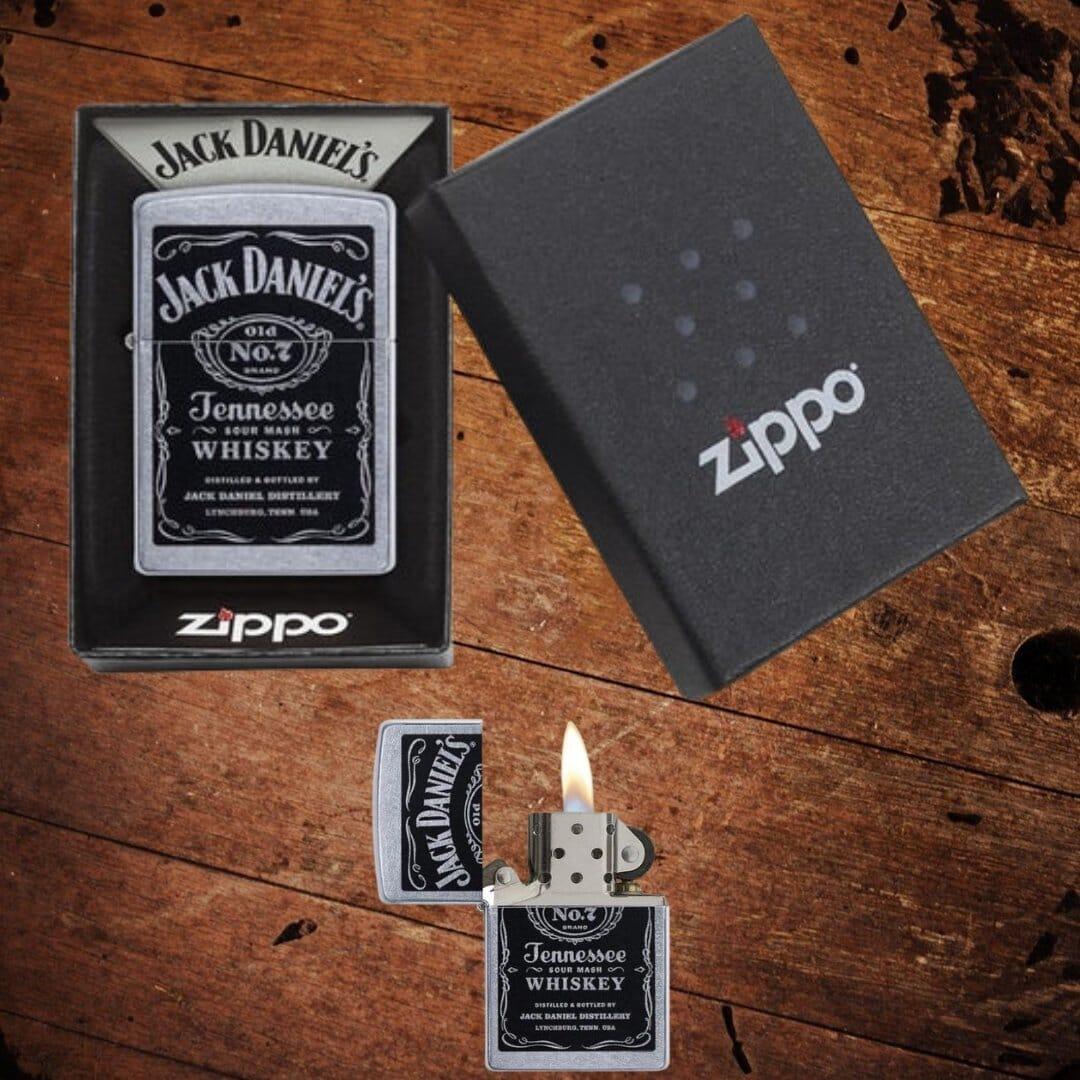Zippo Jack Daniel’s Black Label Lighter - The Whiskey Cave