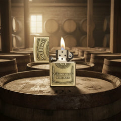Zippo Jack Daniel's High Polish Brass Lighter - The Whiskey Cave