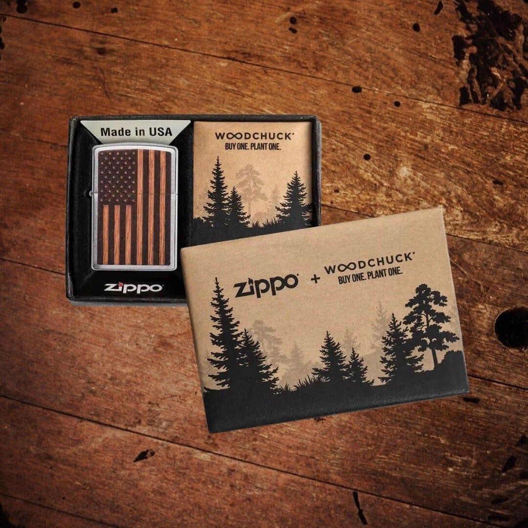 Zippo Jack Daniel’s USA American Flag Lighter - The Whiskey Cave