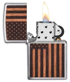 Zippo Jack Daniel’s USA American Flag Lighter - The Whiskey Cave